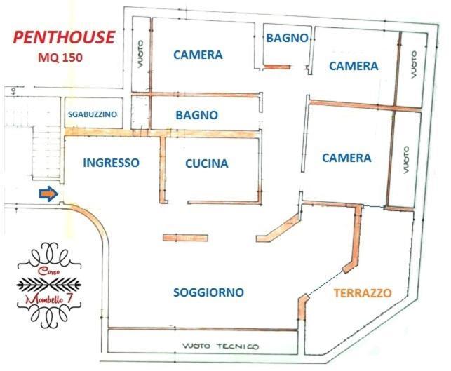 Penthouse Three Bedrooms San Remo Exterior foto